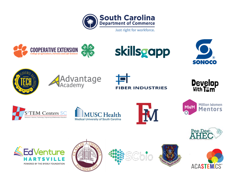 STEM Zone Participant Logos