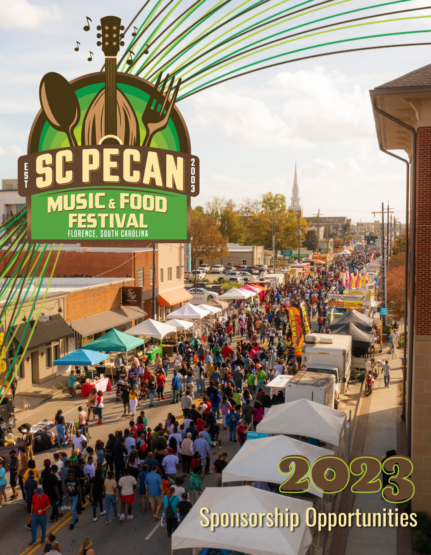 A street festival and sponsorship book.